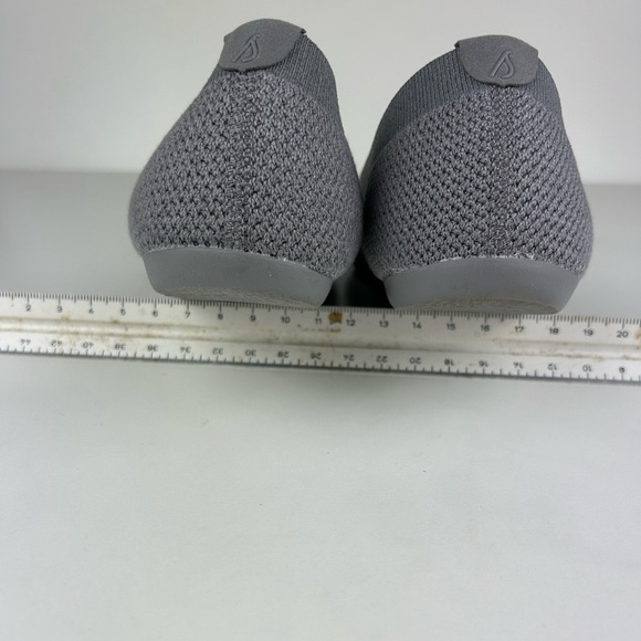 WOMENS ALLBIRDS TREE BREEZER KNIT BALLET FLATS SIZE 10 MIST DARK GRAY - Picture 5 of 9